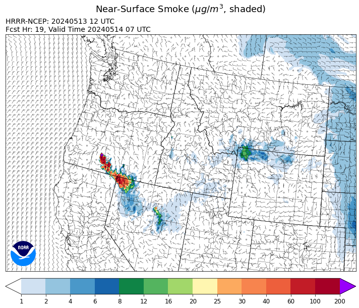 HRRR Smoke Model